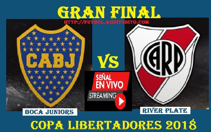 VER Boca Juniors vs River Plate Copa Libertadores