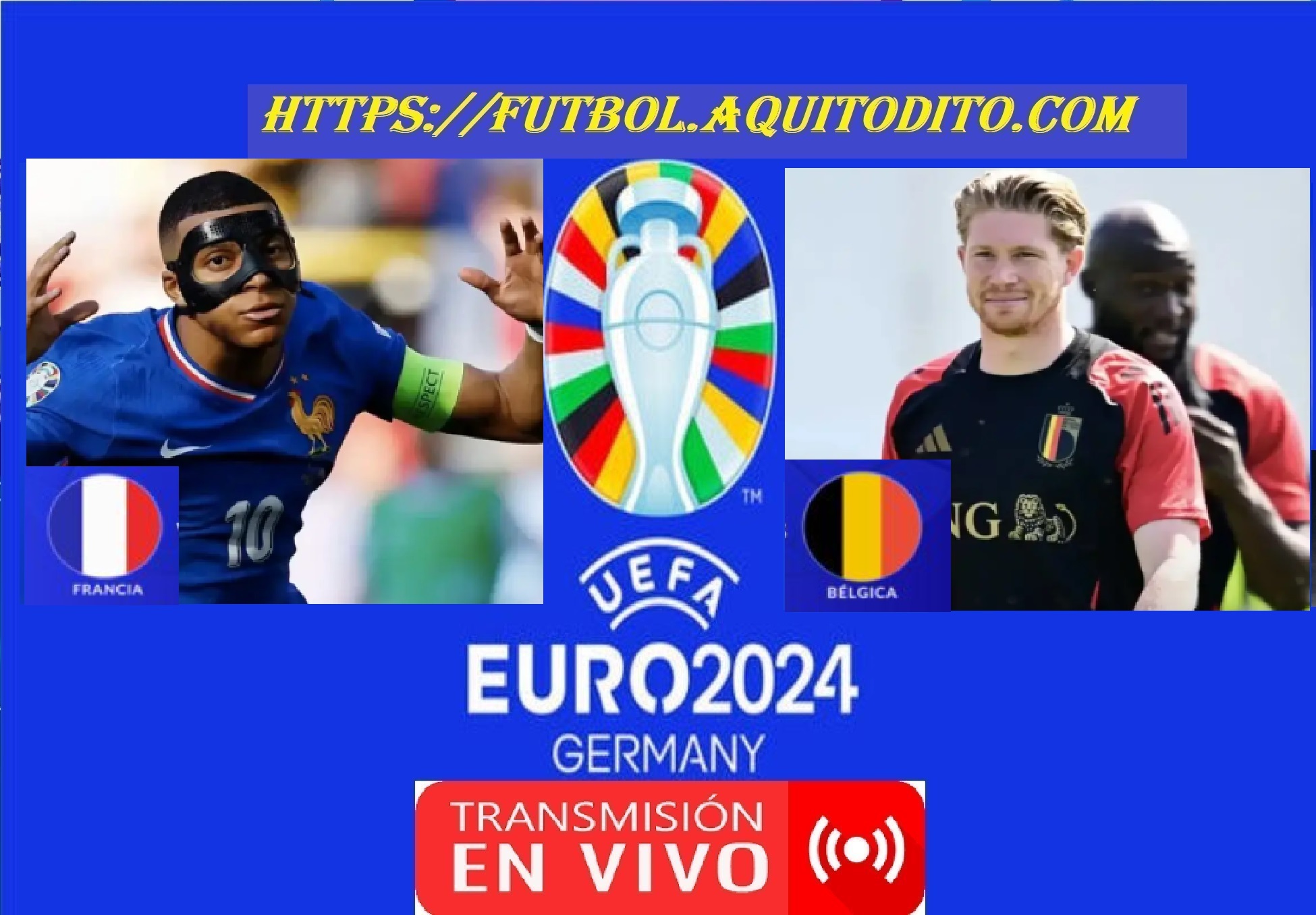 Francia Vs Belgica En Vivo Y En Directo Octavos De Final Eurocopa