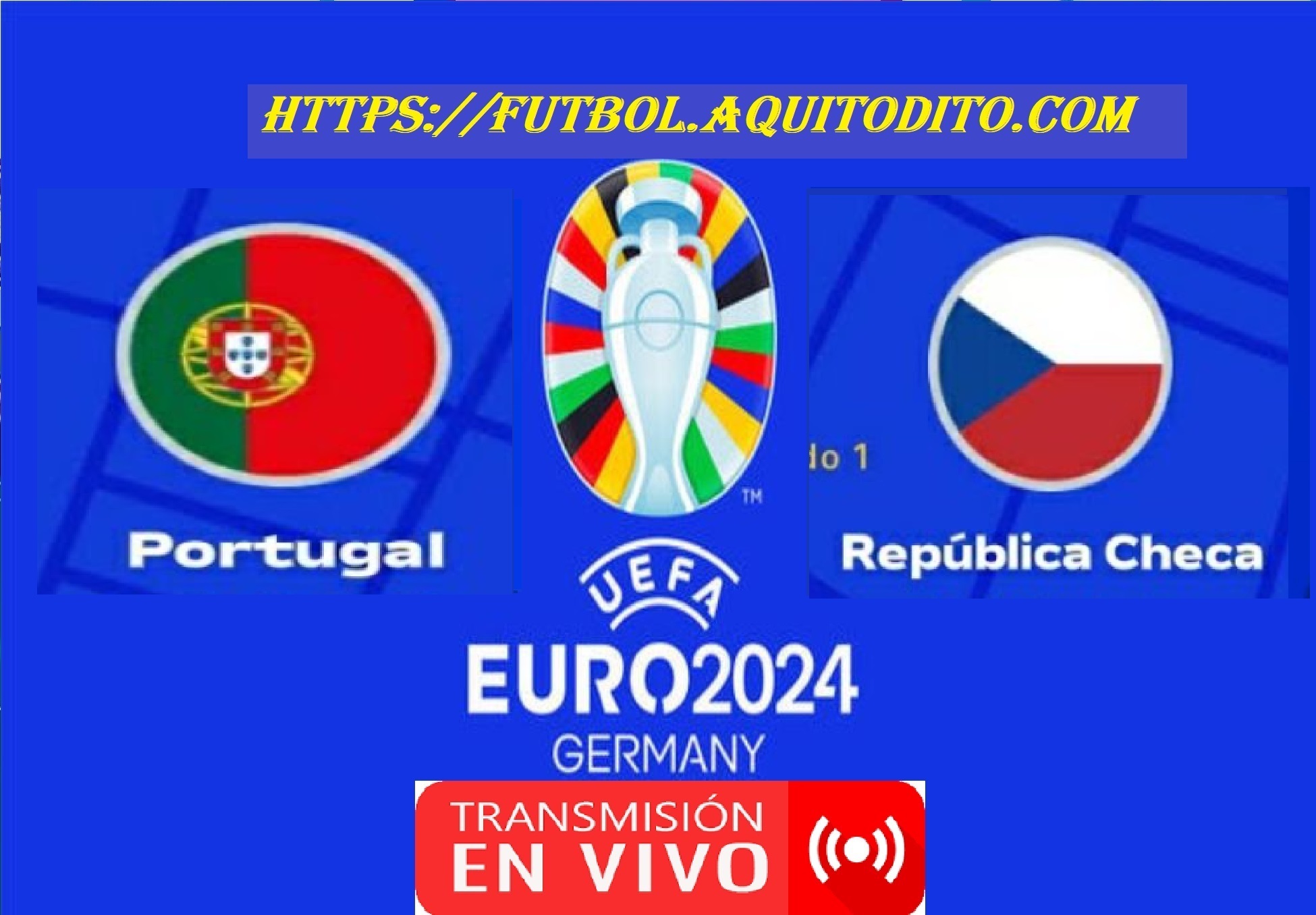 Portugal Vs Republica Checa EN VIVO Y EN DIRECTO Grupo F De La Fecha 1