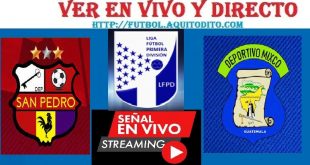 San Pedro vs Mixco EN VIVO Liga Primera División GT