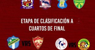 Mañana arrancarán Los Partidos de La Etapa de Clasificación a Cuartos de Final de La Primera División