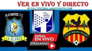 Plataneros vs Zacapa Tellioz EN VIVO Cuartos de Final Juego de Ida Liga Primera Division GT