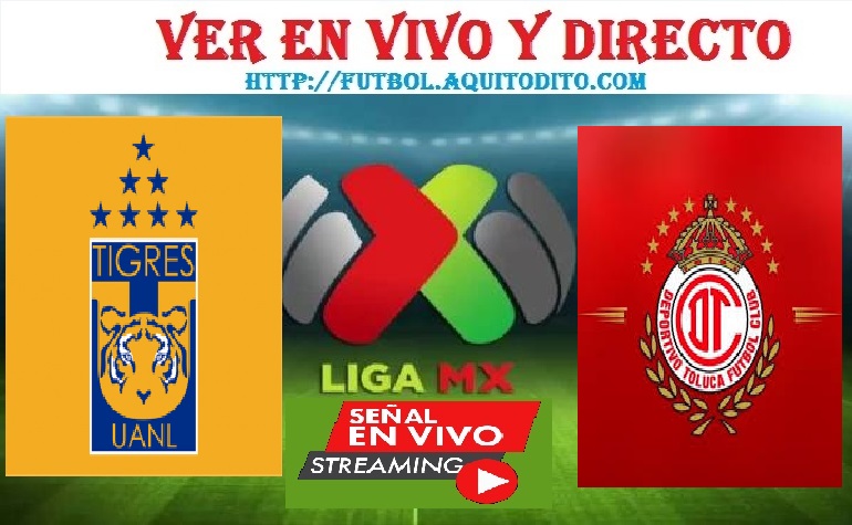 Tigres UANL vs Toluca FC EN VIVO EN DIRECTO ONLINE LIVE por Liga MX