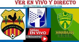 Zacapa Tellioz vs Xinabajul EN VIVO Cuartos de Final Juego de IDA Liga Primera Division GT