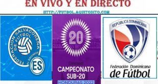 El Salvador vs República Dominicana EN VIVO Octavos de Final Premundial Sub20 Honduras