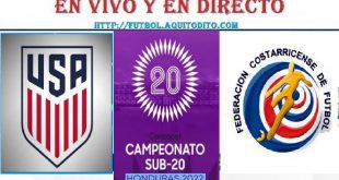 Estados Unidos vs Costa Rica EN VIVO Cuartos de Final del Premundial Sub20 Honduras