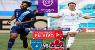 Guatemala vs Canadá EN VIVO por los Octavos de Final del Premundial Sub20 Honduras