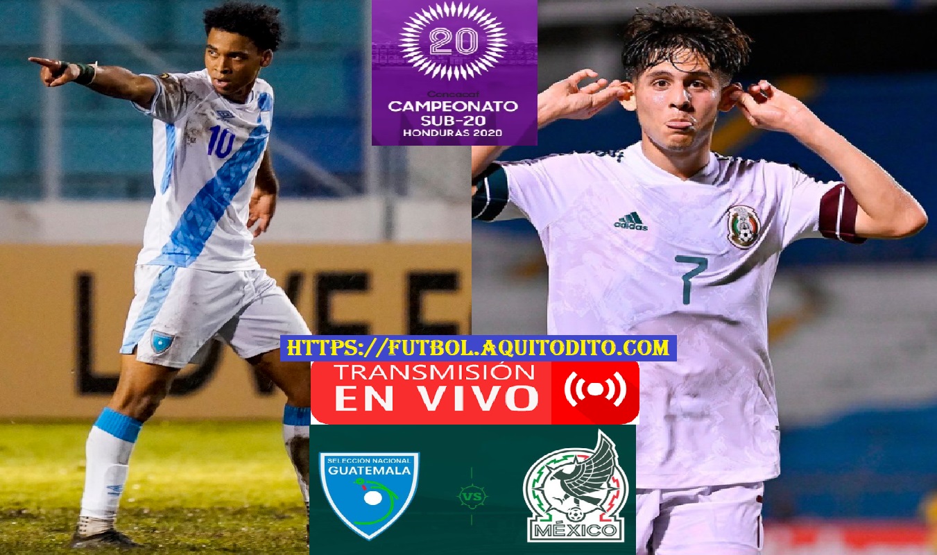 Guatemala vs México EN VIVO por los Cuartos de Final del Premundial Sub20 Honduras
