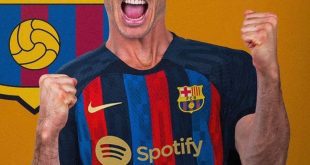 Robert Lewandowski llegó al FC Barcelona