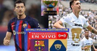 Barcelona vs Pumas EN VIVO por el Trofeo Joan Gamper 2022