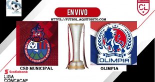 Municipal vs Olimpia EN VIVO Liga de Concacaf 2022