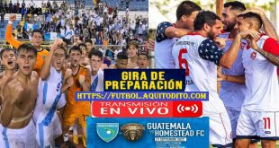 Guatemala SUB-20 vs Homestead FC EN VIVO Gira de Preparación USA
