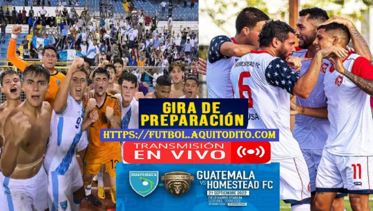 Guatemala Sub 20 Vs Homestead Fc En Vivo Y En Directo Gira De Preparación Usa Fútbol Mundial