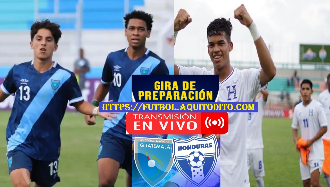 Guatemala sub 20 vs Honduras sub 20 EN VIVO Gira de Preparación USA