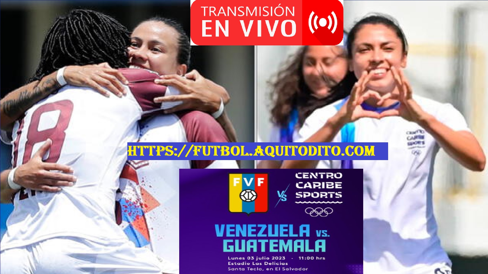 Guatemala Femenino vs Venezuela EN VIVO Jornada 3 Juegos Centroamericanos y del Caribe 2023