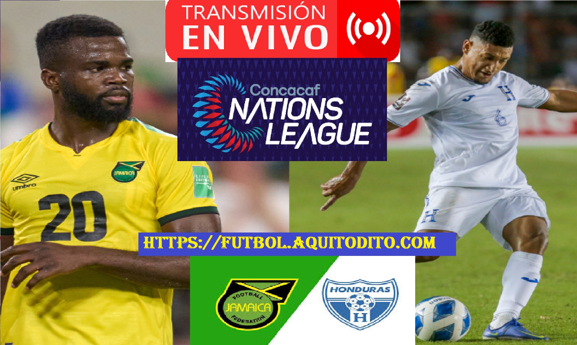 Jamaica vs Honduras EN VIVO Liga de Naciones de la Concacaf 2023