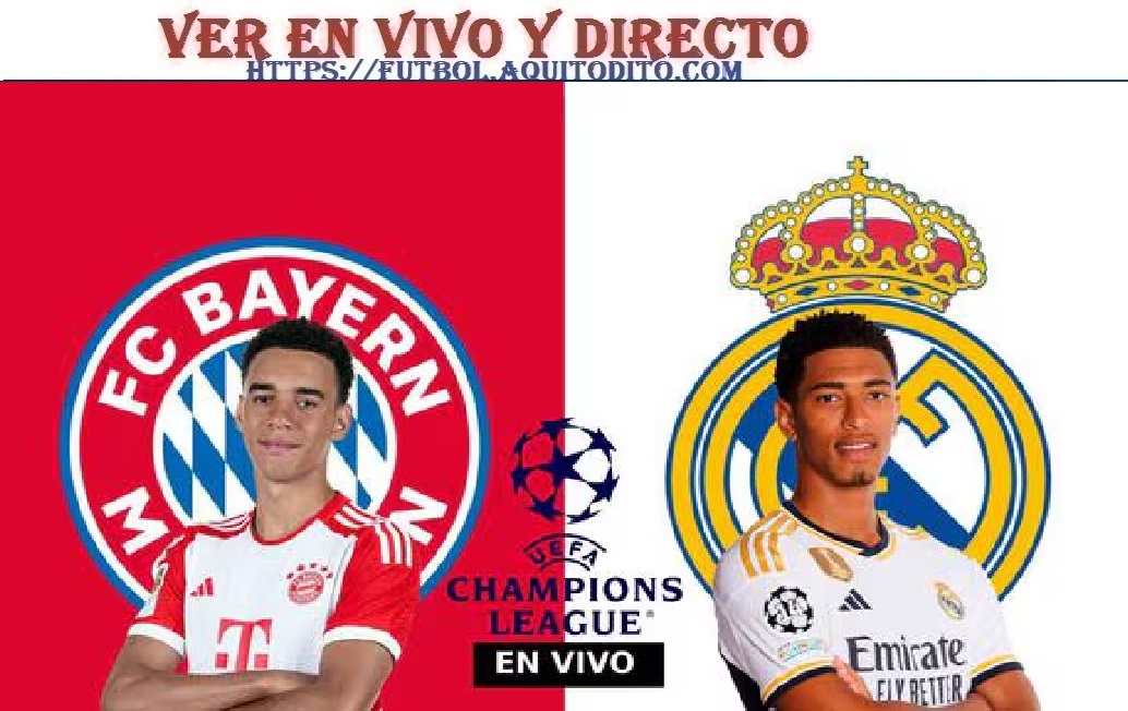 Bayern Munich Vs Real Madrid EN VIVO EN DIRECTO ONLINE Juego IDA ...