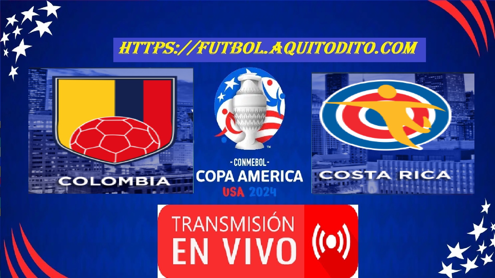 Costa Rica vs Colombia EN VIVO y EN DIRECTO Copa América 2024 - Fútbol ...