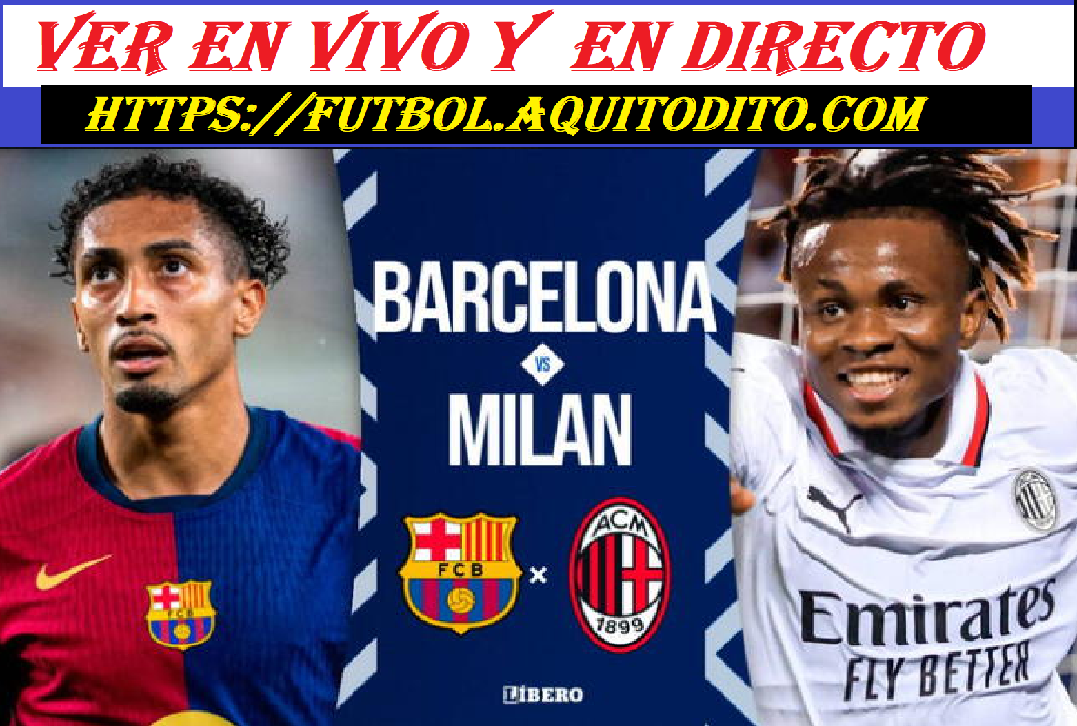 Barcelona vs Milan EN VIVO - cuándo juegan, a que hora es y cómo verlo ...