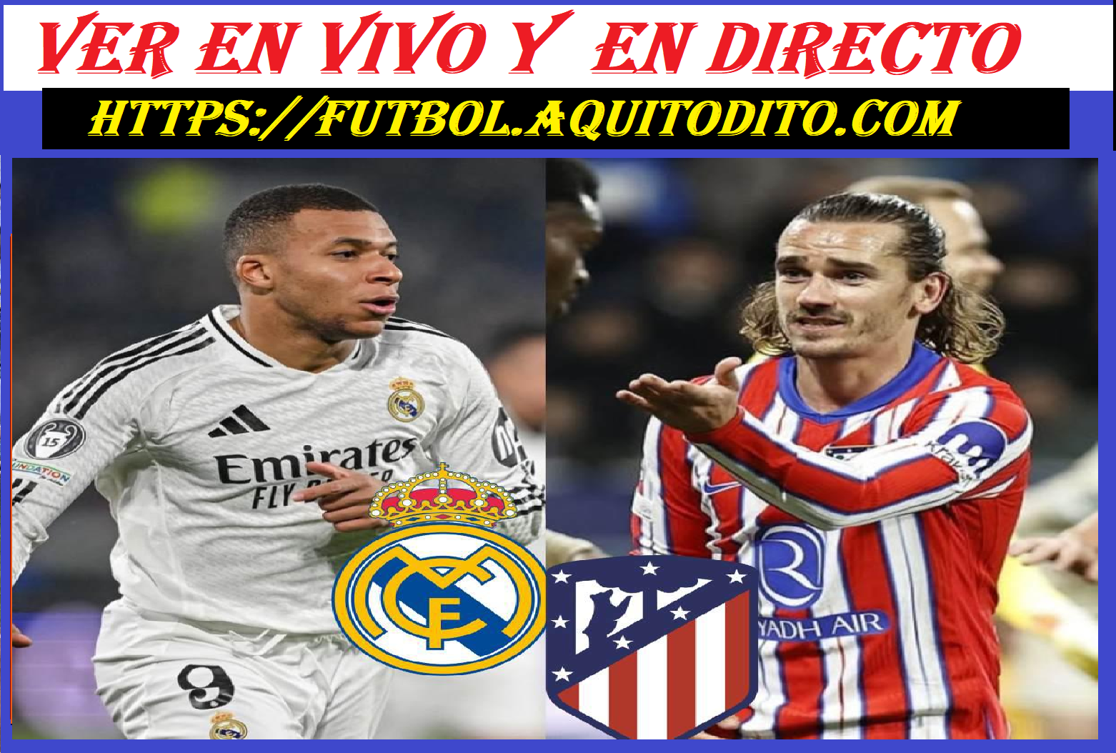 Real Madrid vs. Atlético: ¿A qué hora juegan y dónde ver EN VIVO por TV ...