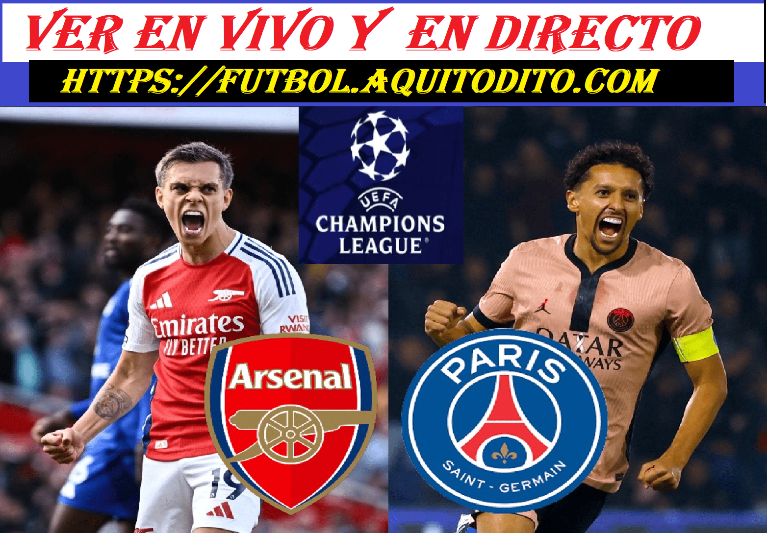 Arsenal vs PSG EN VIVO ¿a qué hora juegan en Londres y dónde ver la ...