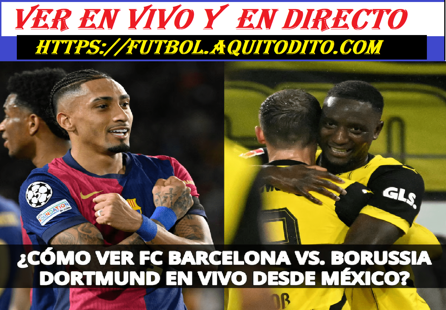 Barcelona vs Borussia Dortmund EN VIVO por la ida de los cuartos de ...