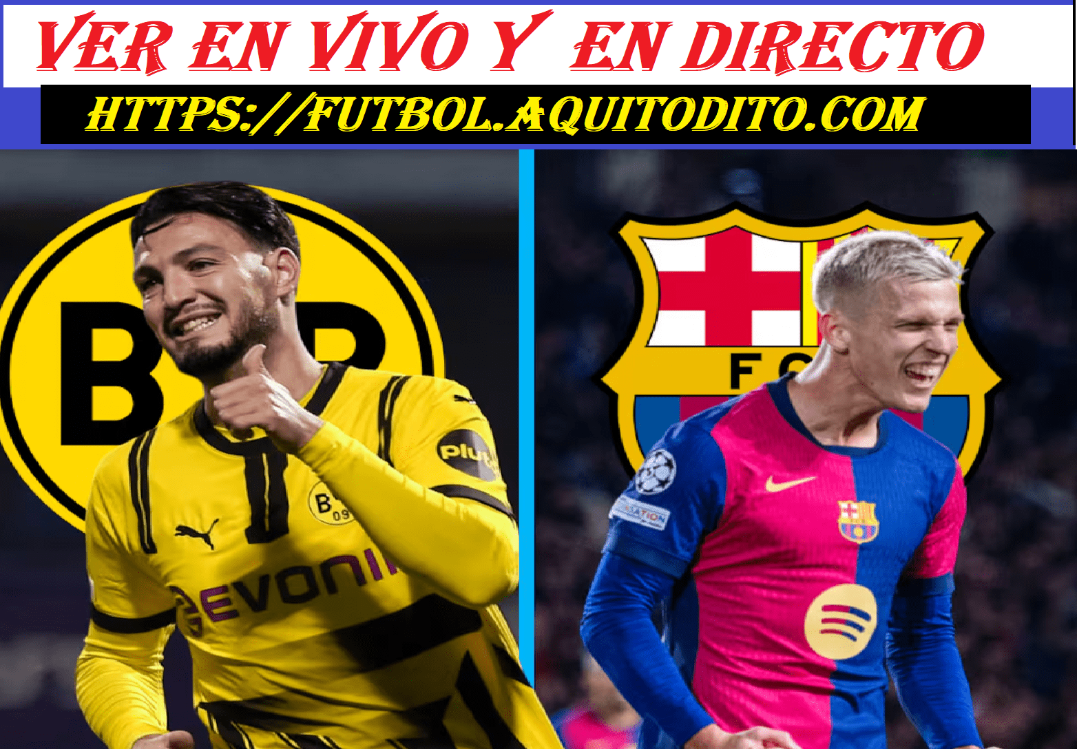 Barcelona vs Borussia Dortmund EN VIVO y EN DIRECTO Cuartos de Final ...