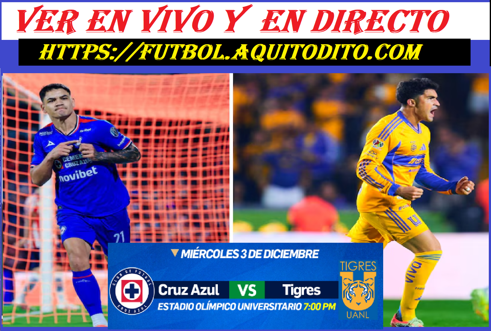 Tigres vs. Cruz Azul EN VIVO y EN DIRECTO Semifinal VUELTA Apertura ...