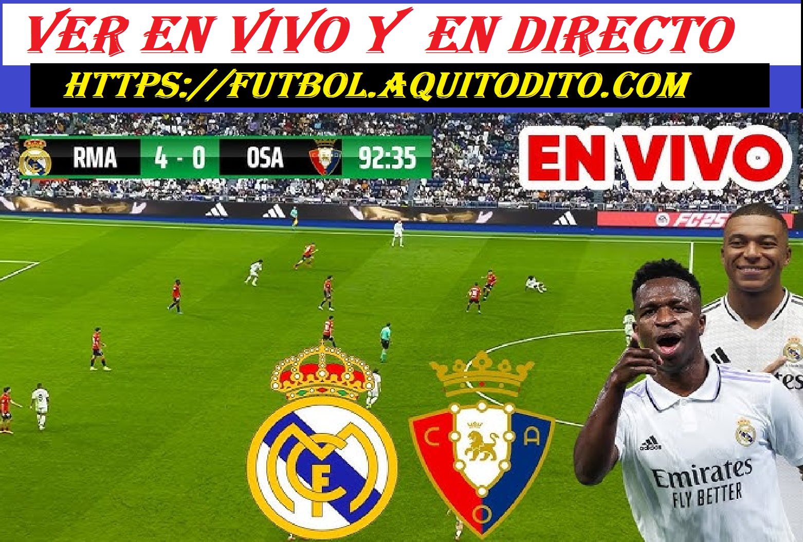VER Real Madrid vs. Osasuna EN VIVO y EN DIRECTO hoy por LaLiga 2026 ...