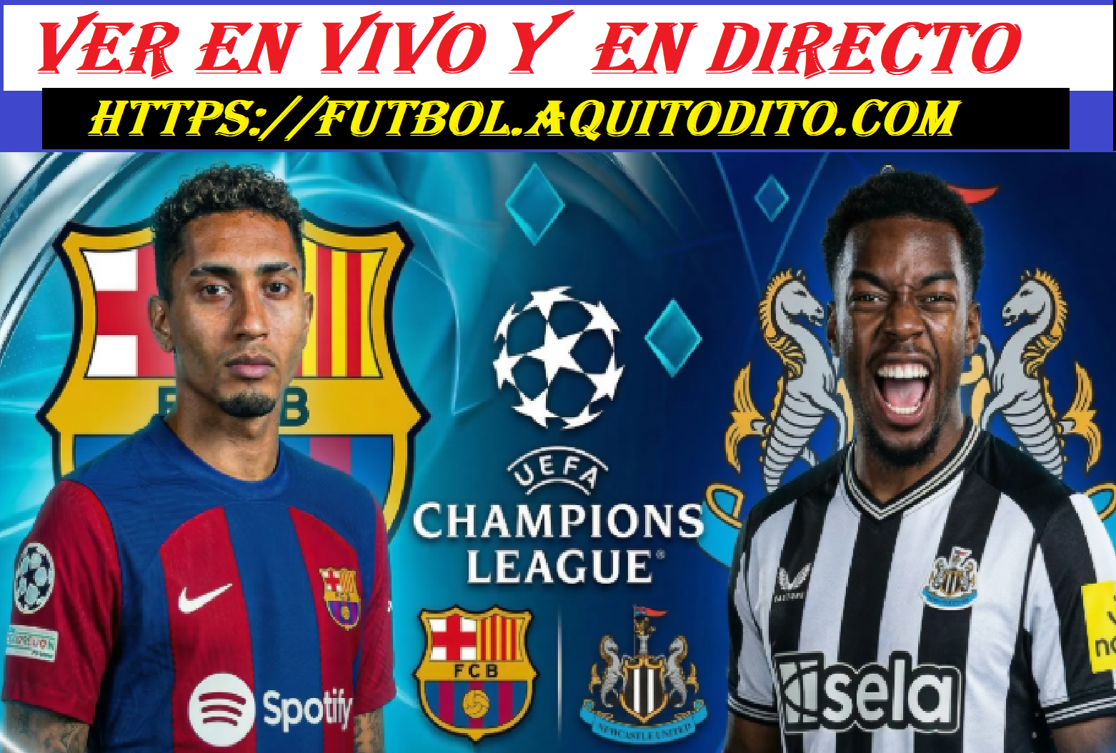 VER Barcelona vs Newcastle EN VIVO y EN DIRECTO Octavos de Final Vuelta ...