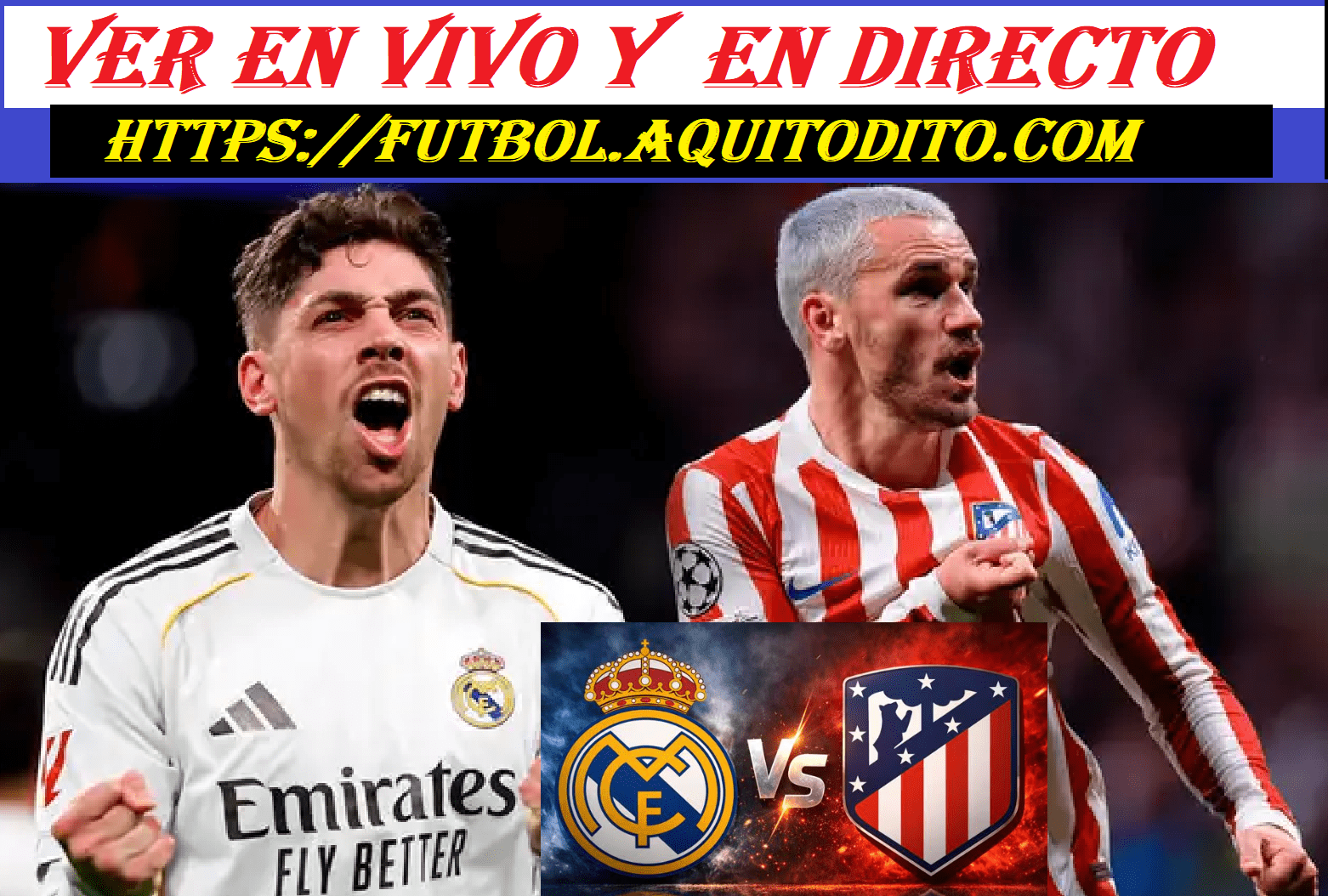 Real Madrid vs Atlético de Madrid EN VIVO HOY: hora, canal y ...