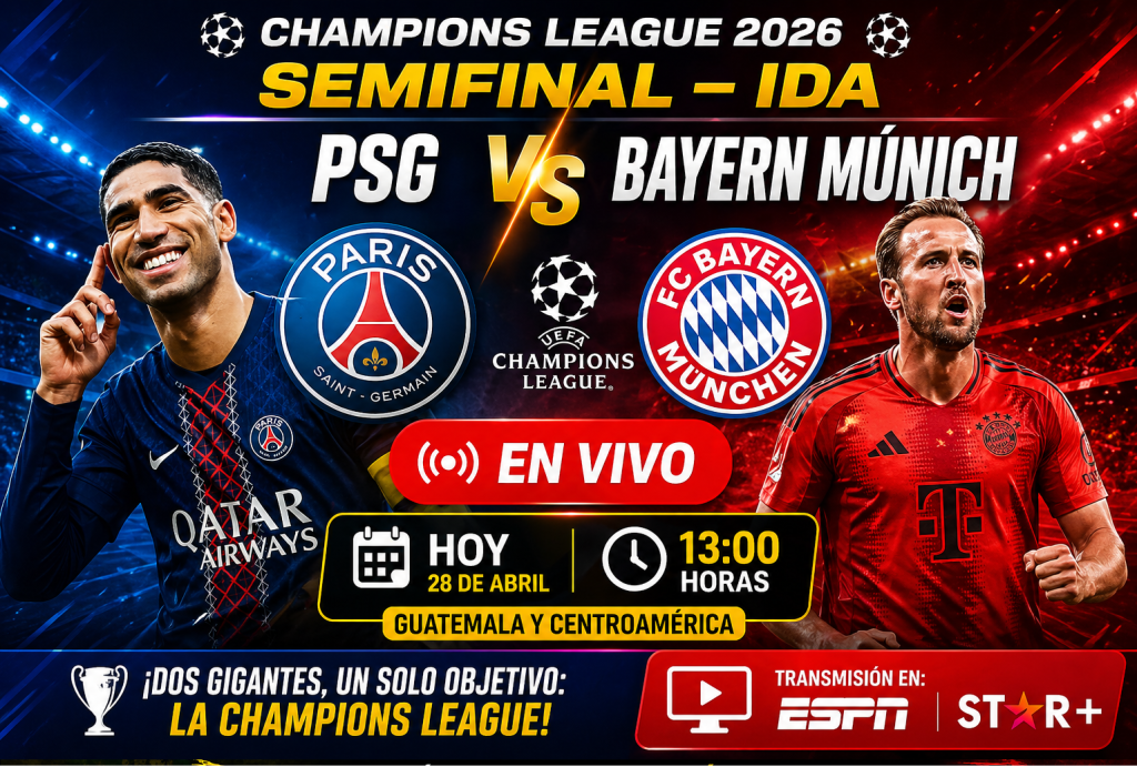 PSG vs Bayern Múnich EN VIVO HOY: dónde ver, hora y previa | Semifinal ...