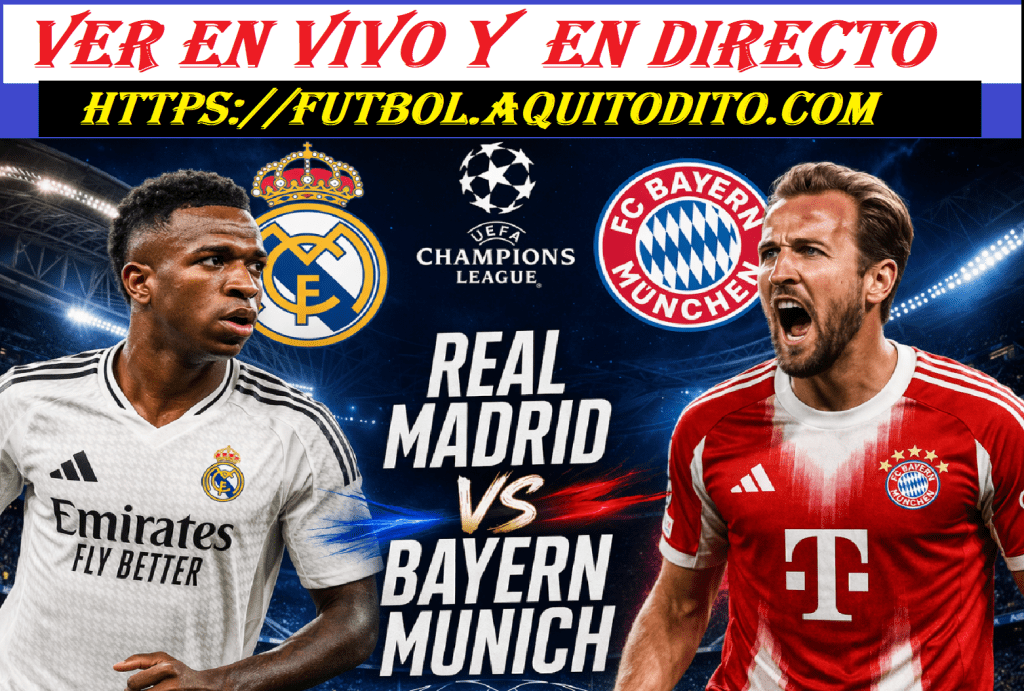 Real Madrid vs Bayern Múnich EN VIVO HOY: Dónde Ver hora, canal y ...