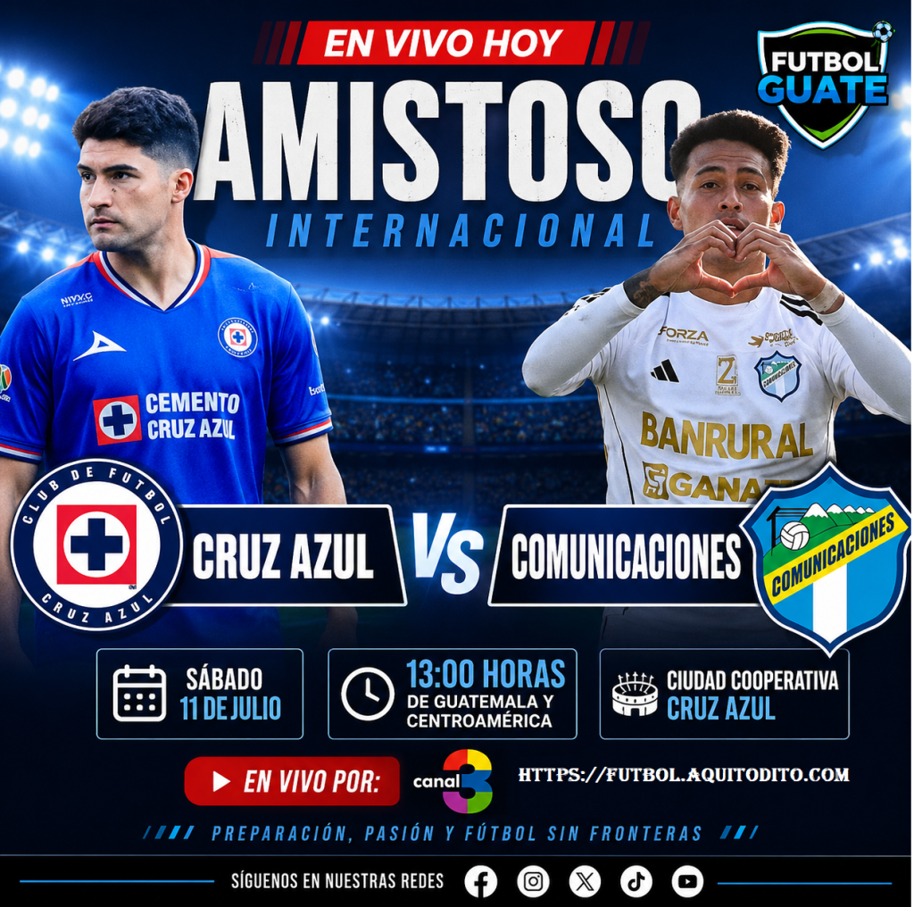 VER Cruz Azul vs Comunicaciones EN VIVO HOY: Hora, canal y dónde ver el ...